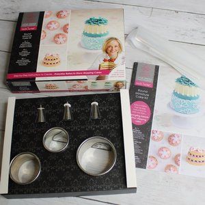Docrafts Cake Decorating Kit Tips Icing Bags Cookie Biscuit Cutters
